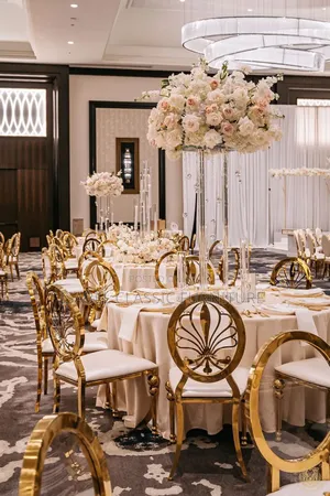 Luxury Flower Vip Event Chairs Available Now