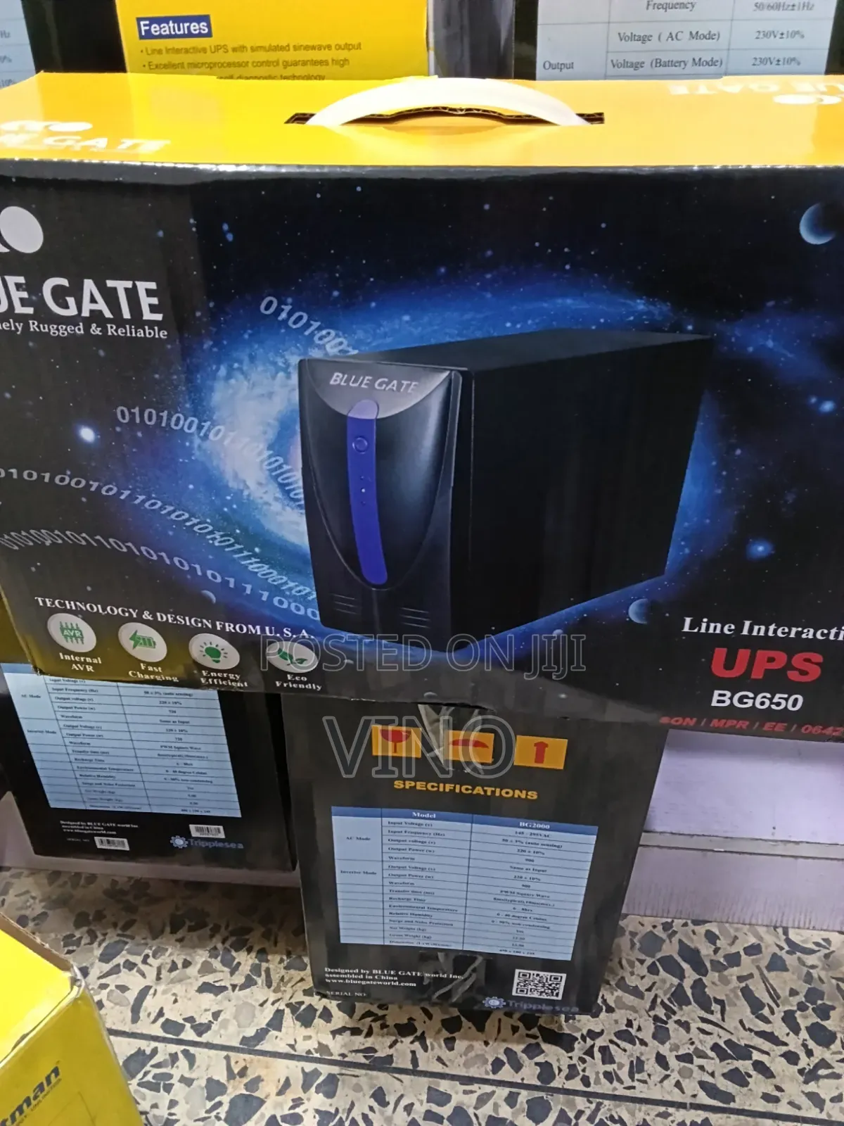 Bluegate Line Interactive Ups 653va