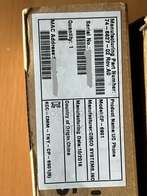 Cisco Cp-6901-C- Ip Phones