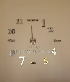 3d Acrylic Wall Clock