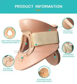 Soft Neck Support Collar for Posture Correction and Stability