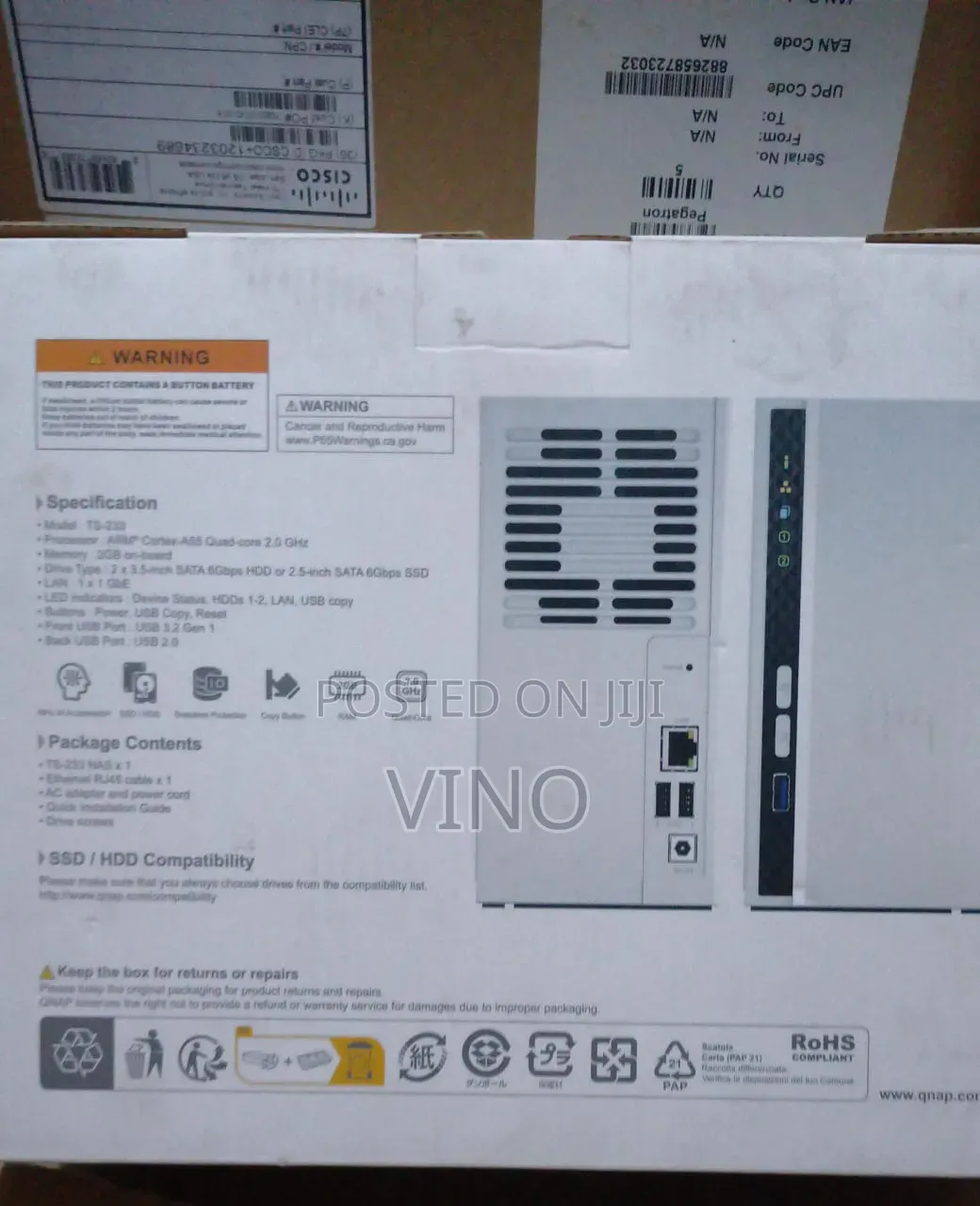 Qnap Nas Cloud Storage Device 2bay