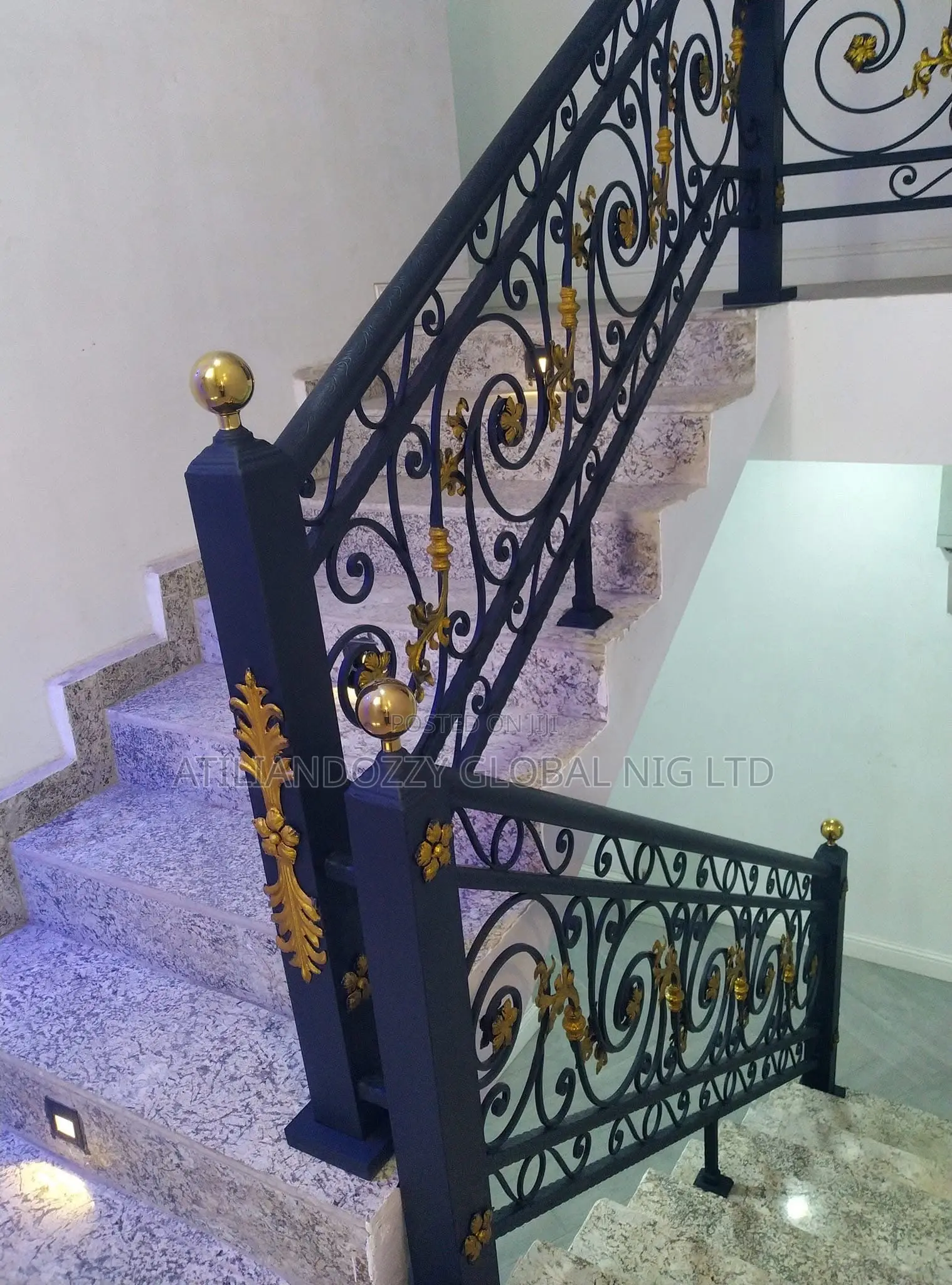 Matt Black Step Rails