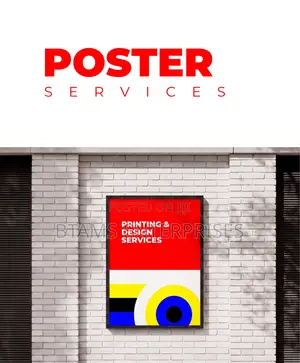 Eye-Catching Poster Design and Printing Services
