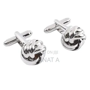 Quality Silver Cufflinks for Men With Case