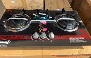 3-Burner Glass Body Vinikiz Cabinet Gas Cooker Is Available Now