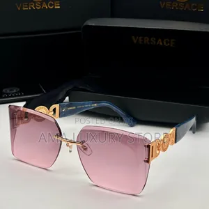 Versace Luxury Rimless Glasses