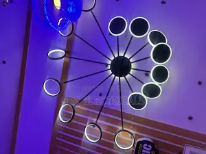 Modern Geometric Led Chandelier
