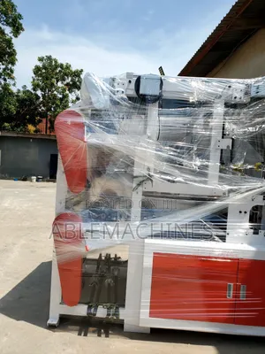 1000m Double Deck Nylon Bag Making Machine With 1.5m Conveyor 4 Lines