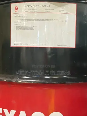 Texaco Heavy-Duty N Sae 40 Monograde Oil Drum