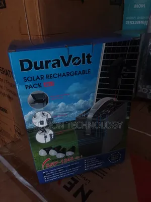 Portable Duravolt 4 in 1 Solar Rechargeable Pack