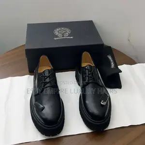 High Quality Luxury Chrome Cooperates Lace Up Shoe