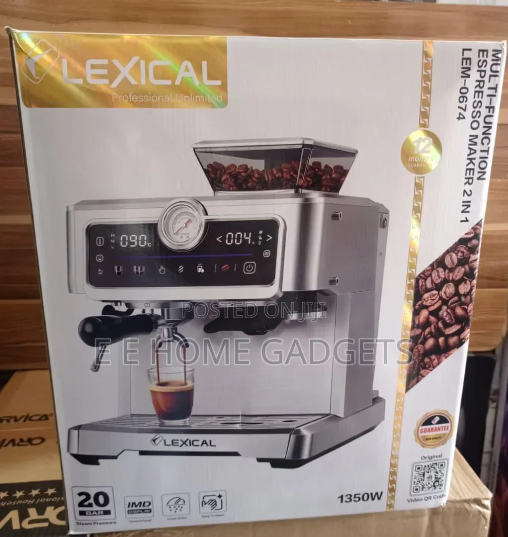 Multi-Function Espresso Maker 2in1 Lem-0674
