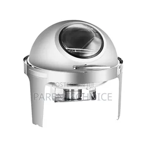 6l Chafing Dish Buffet Food Warmer Chaffing Dish With Glass- 6litre