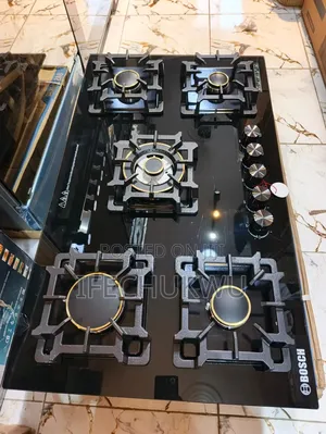 (Original Bosch 90cm Inbuilt Cabinet New Design 5 Burners Gas Cooker)