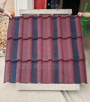 Very Good Wine and Black Milano Designed Stone Coated Roofing Sheet