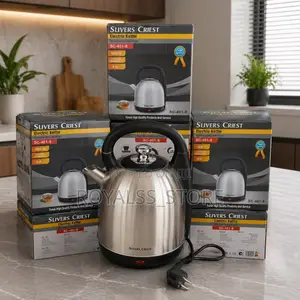 High Quality Slivers Criest Electric Kettle 8 Liters