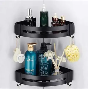 Corner 2 Step Bathroom Storage
