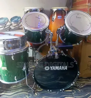5pcs Yamaha Drum Set With Thick Cymbal and Hi-Hat