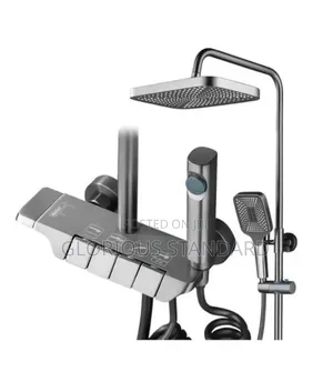 England Quality Piano Shower Gray Color Full of Brass