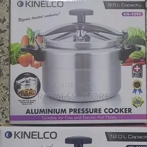 9.5l/12l Kinelco Aluminium Pressure Cooker With Explosion Proof