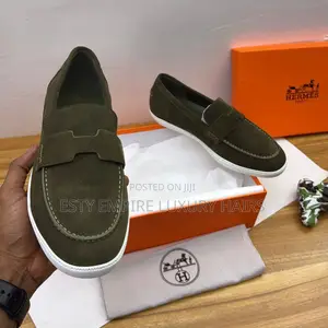 High Quality Luxury 2o26 Hermes Izmir Suede Loafer