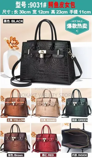 Rachy Quality Croc Skin Leather Bag
