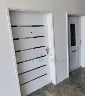 White Israeli Steel Security Door