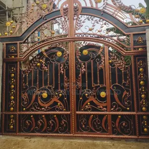 Customized Handcrafted Wrought Iron Gate
