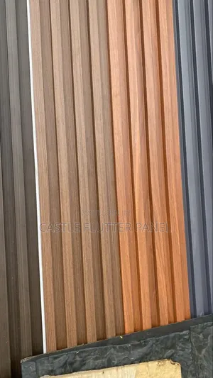 Brown Flutted Panel