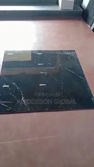Nero Marquina Italian Vitrified Tiles 120cm X 120cm