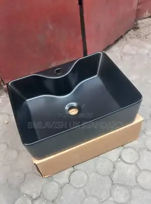 Black Counter Top Wash Hand Basin