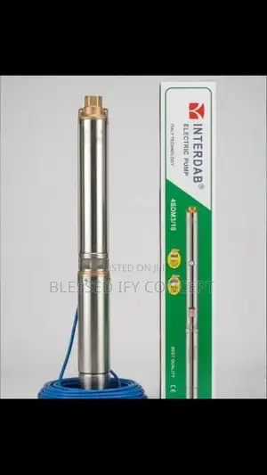 1.5hp Interdab Submersible Pumping Machine, 100% Copper Coil