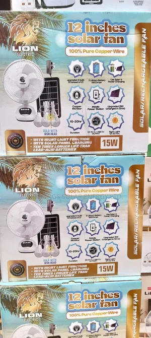 12inches Solar Fan