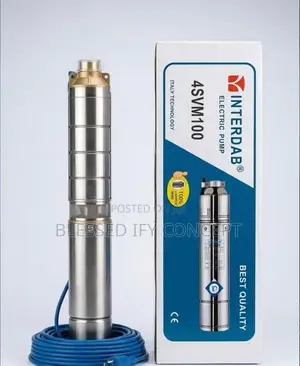 1hp Junior Interdab Submersible Pumping Machine, 100% Copper Coil