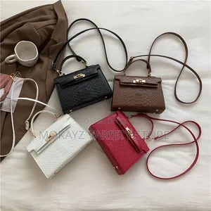 Emma Cute Classy Mini Croc Skin Leather Bag