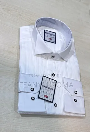 High Classic Men White Shirt
