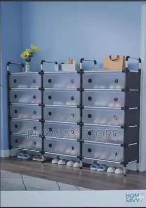 3 Row 7-Layer Large Capacity Dustproof Shoe Rack