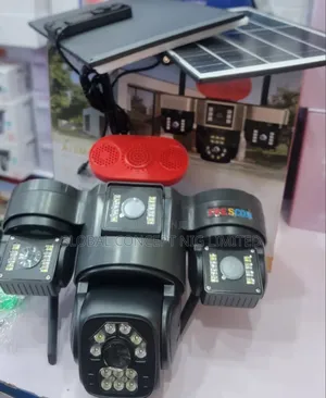 Powered 4 Lens Solar Camera