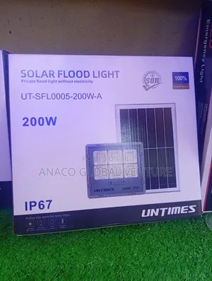 6 Eyes Solar Flood Light High Quality With Warranty 200w