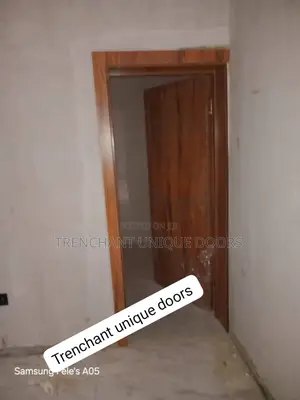 HDF Door With Frame and Acrytrave, Keylock and Installatons