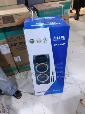 Ailipu Sp-3121d Portable Speaker With 2 Microphones – Loud Sound