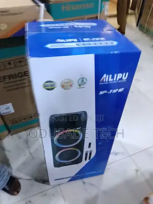 Portable Ailipu Sp-3121d Speaker With Two Wireless Microphones