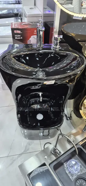 Ablution Basin or Prayer Basin Black