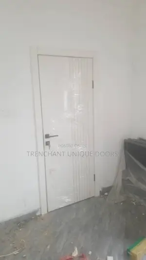 HDF Door With Frame and Acrytrave, Keylock and Installations