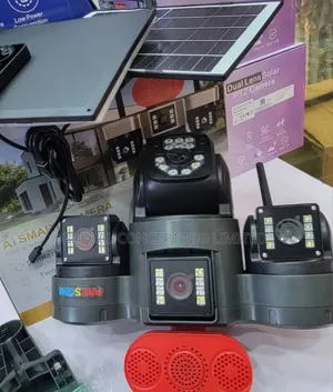 4 Lens Solar Camera With Two Panels
