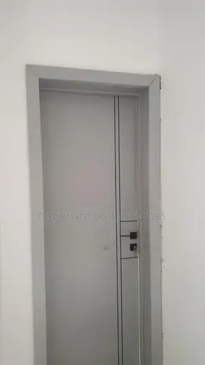 HDF Door With Frame and Acrytrave, Keylock and Installations