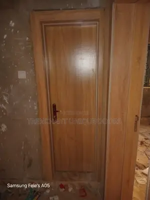 HDF Door With Frame and Acrytrave, Keylock and Installations