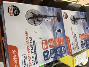 Rechargeable Solar Standing Fan