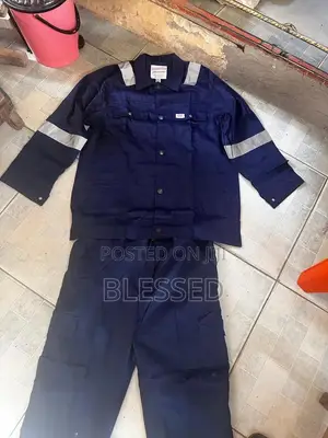 Navy Blue Coverall Up/Down